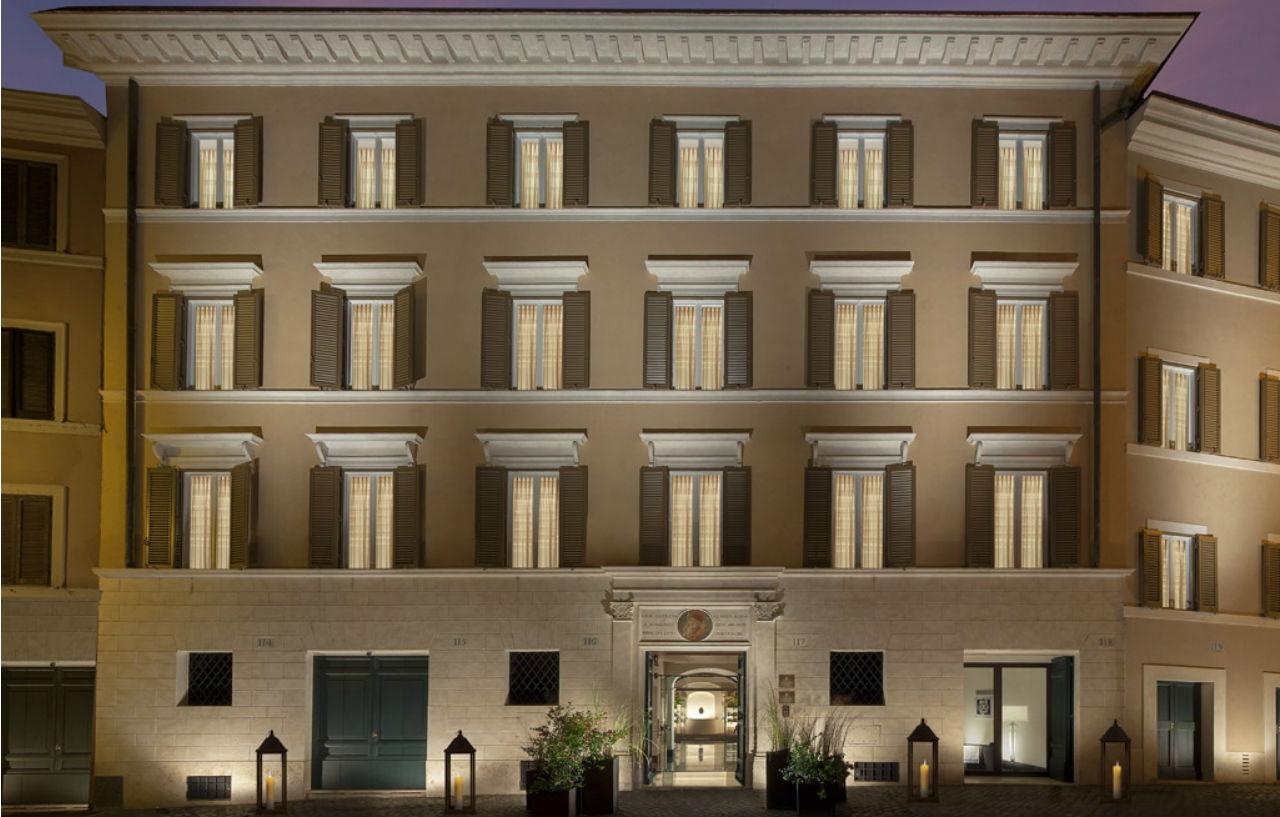 Palazzo Scanderbeg Rom Exteriör bild